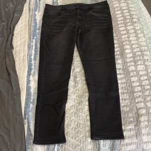 American Eagle Outfitters 18 L black jegging skinny Jean
